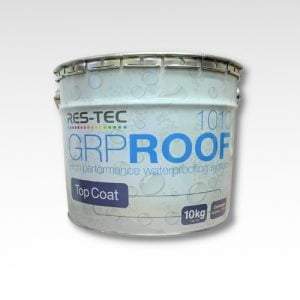 Restec Fibreglass roofing Topcoat (fire retardant) - tin 10kg