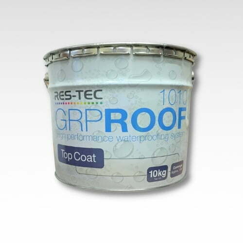 Restec Fibreglass roofing Topcoat (fire retardant) - tin 10kg