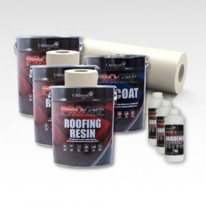 Contents - 30m2 Cromar Pro GRP Roofing Kit 600g