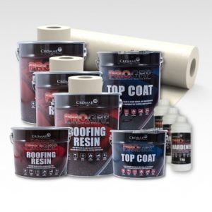 Contents - 40m2 Cromar Pro GRP Roofing Kit 600g