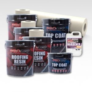 Contents - 45m2 Cromar Pro GRP Roofing Kit 600g