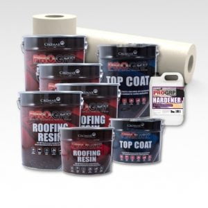 Contents - 50m2 Cromar Pro GRP Roofing Kit 600g