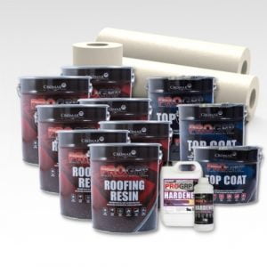 Contents - 80m2 Cromar Pro GRP Roofing Kit 600g