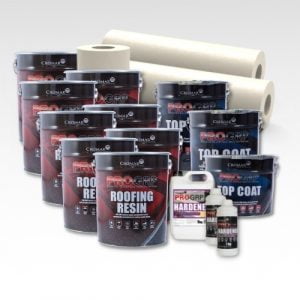 Contents - 90m2 Cromar Pro GRP Roofing Kit 600g