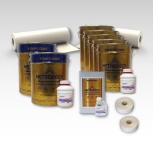 Contents - 80m2 Metrodeck Fire Rated Fibreglass Roofing Kit 450g