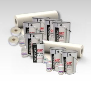 Contents - 80m2 Silverseel Fire retardant Fibreglass Roofing Kit 450g