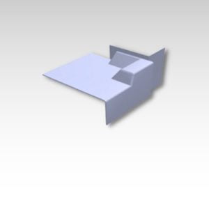 C2 GRP Fillet to trim corner - LH - where edge trim meets wall fillet trim