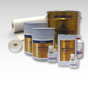Contents - 10m2 Metrodeck Fire Rated Fibreglass Roofing Kit 2 x 450g