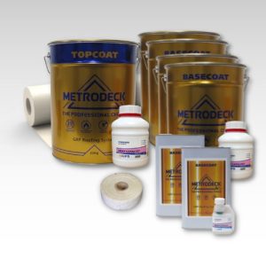 Contents - 35m2 Metrodeck Fire Rated Fibreglass Roofing Kit 2 x 450g