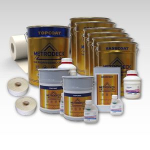 Contents - 50m2 Metrodeck Fire Rated Fibreglass Roofing Kit 2 x 450g