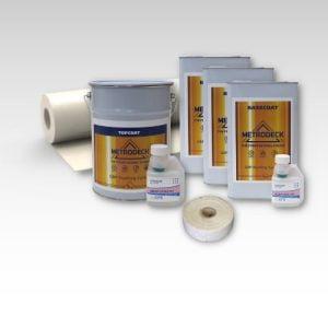 Contents - 5m2 Metrodeck Fire Rated Fibreglass Roofing Kit 2 x 450g