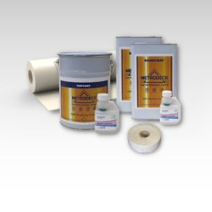 Contents - 5m2 Metrodeck Fire Rated Fibreglass Roofing Kit 600g