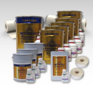 Contents - 60m2 Metrodeck Fire Rated Fibreglass Roofing Kit 600g