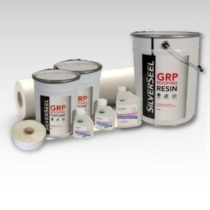 Contents - 10m2 Silverseel Fire retardant Fibreglass Roofing Kit 600g