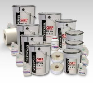 Contents - 60m2 Silverseel Fire retardant Fibreglass Roofing Kit 600g