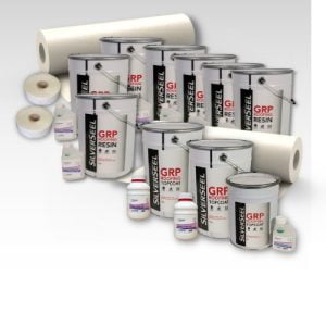 Contents - 80m2 Silverseel Fire retardant Fibreglass Roofing Kit 600g
