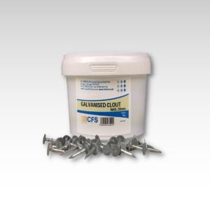 Clout Nails 1kg - used to affix Fibreglass roofing edge trims to the timber deck