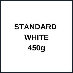 Colour swatch for RKD standard white fibreglass roofing kits 450g