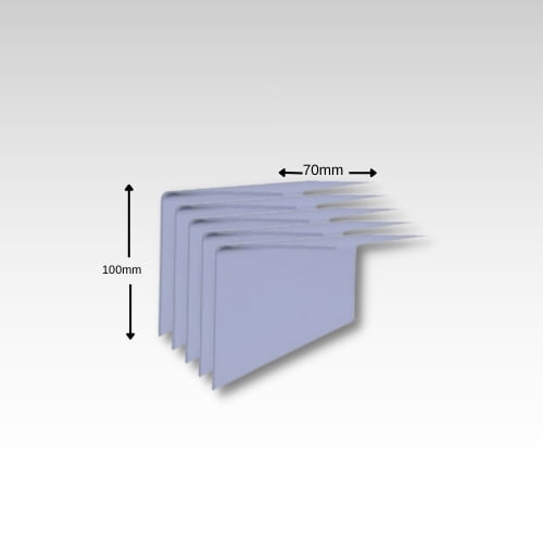 AT195 external right angle trim 5 pack used where a sharp angle exist such as a trough upper edge or step or parapet wall top 70mm x 100mm