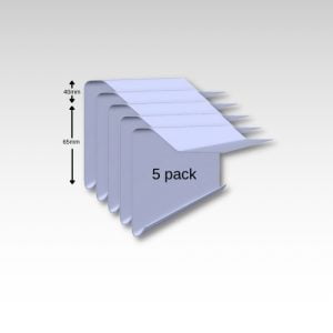 B230 raised edge trim 5 pack - used used on a freestanding edge to guide water toward the gutter or water run off edge of the roof 65mm deep - upstand 40mm