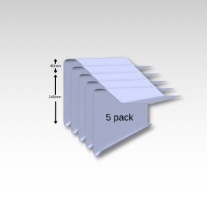 B300 raised edge trim 5 pack - used used on a freestanding edge to guide water toward the gutter or water run off edge of the roof 140mm deep - upstand 40mm